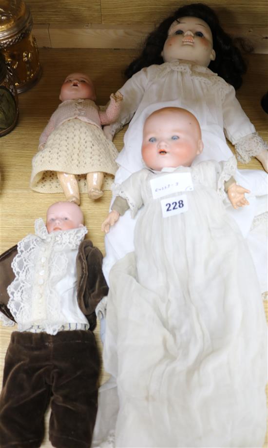 Four dolls